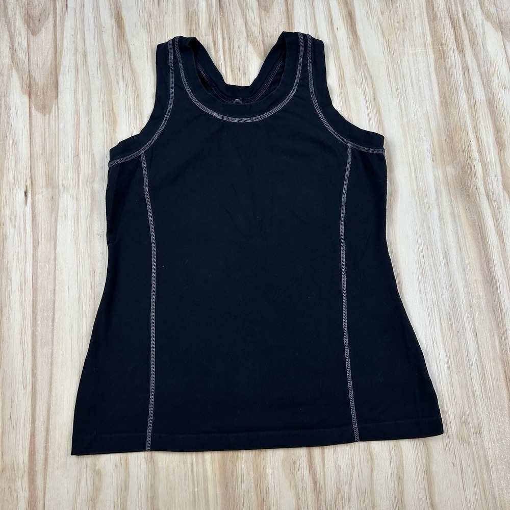 Norma Kamali Women's XL Black Tank Top Sleeveless Minimalist Designer Stretch